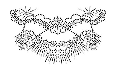 Kolye süsleme nakış tasarım