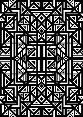 abstract tribal ethnic pattern clipart