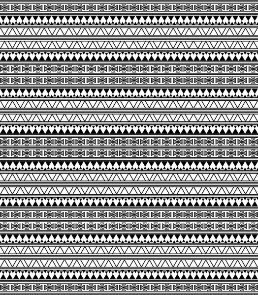 Tribal, etnische geometrische patroon — Stockvector