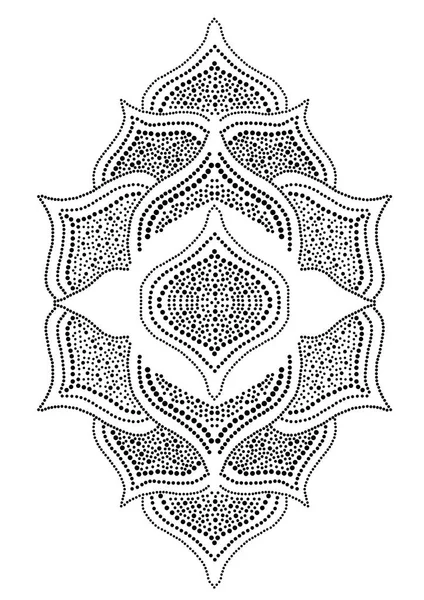 Decorative ornament lace element — Stock Vector