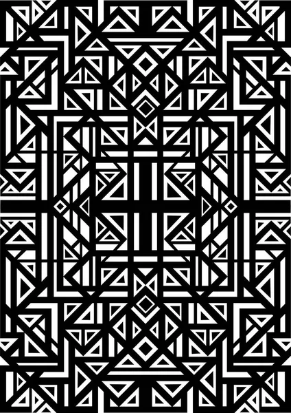 Abstracte Tribal etnische patroon — Stockvector