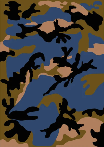Camuflaje patrón abstracto — Vector de stock