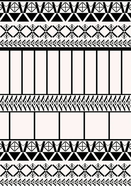 Tribal, ethnic geometric pattern — Stock Vector