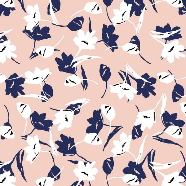 Seamless floral pattern — Stock Vector