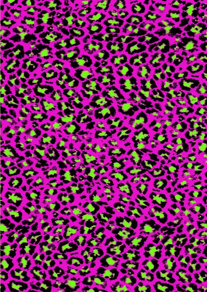 Padrão de leopardo em cores brilhantes — Vetor de Stock