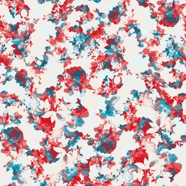 Gül deseni, kesintisiz 