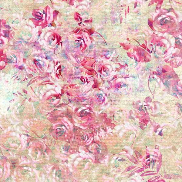 Rose pattern, seamless — Stock Photo, Image