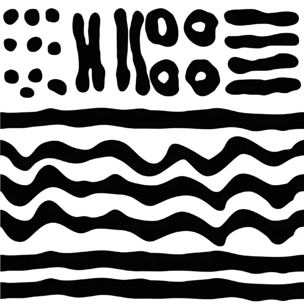 Brush lines pattern — Stock Photo, Image