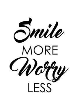 Daha fazla endişe metin daha az gülümse 