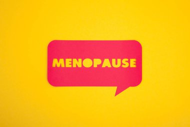 Kırmızı balonu Word'de menopoz