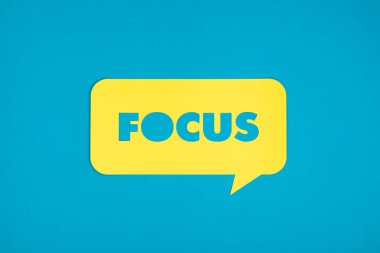 Sarı balon Word'de odak