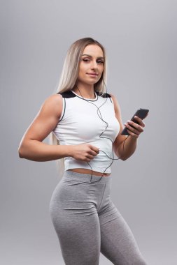 Güçlü sporcumuz ile smartphone