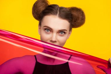 Plastik kumaş parçası ile anlatım modeli