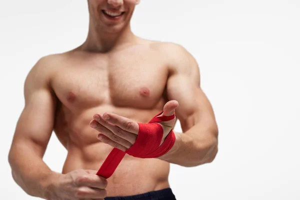 Erntehelfer tragen Handbänder — Stockfoto