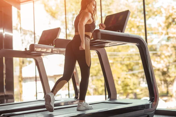 Koşu bandı üzerinde çalışan sporcumuz