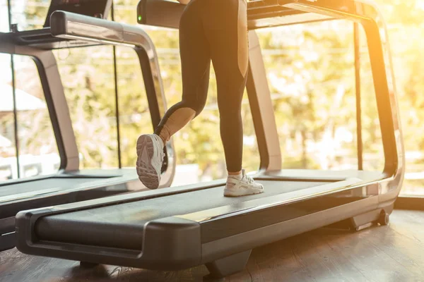 Woman on treadmill