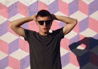 Parlak ışık şık hipster