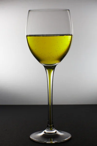 One glass on the table — Stock Photo, Image