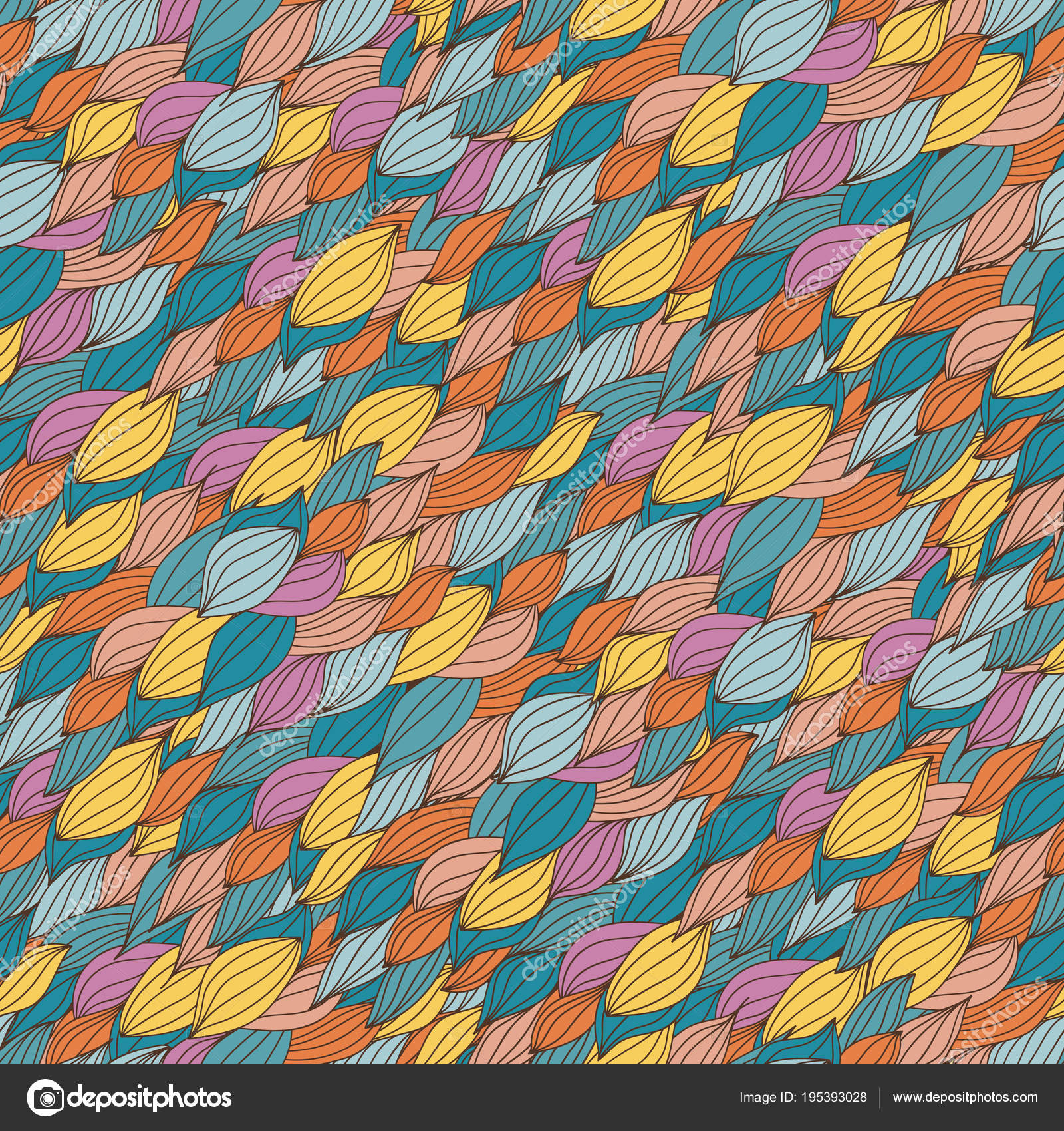 Muster Zeichnen Bunt