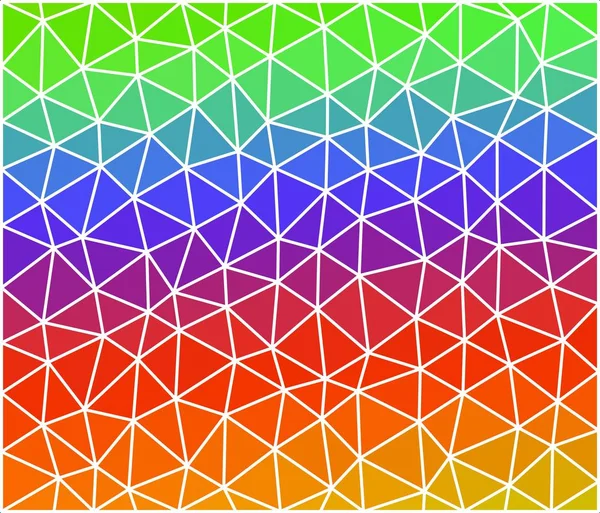 Многоцветный геометрический фон состоит из треугольников. Треугольный дизайн для Вашего бизнеса — стоковый вектор