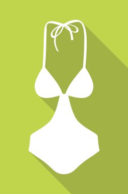 Mayo ile uzun gölge silüeti