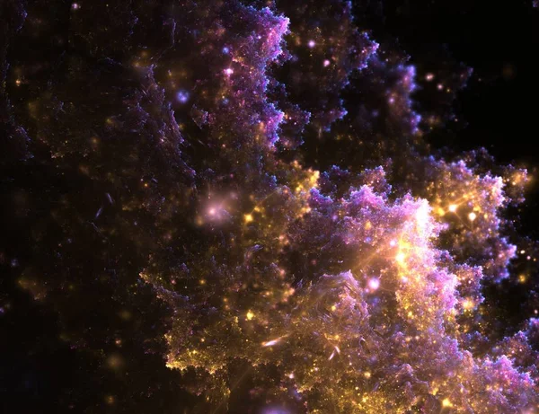 Mercek parlaması için yaratıcı tasarım ile Fractal sanat arka plan