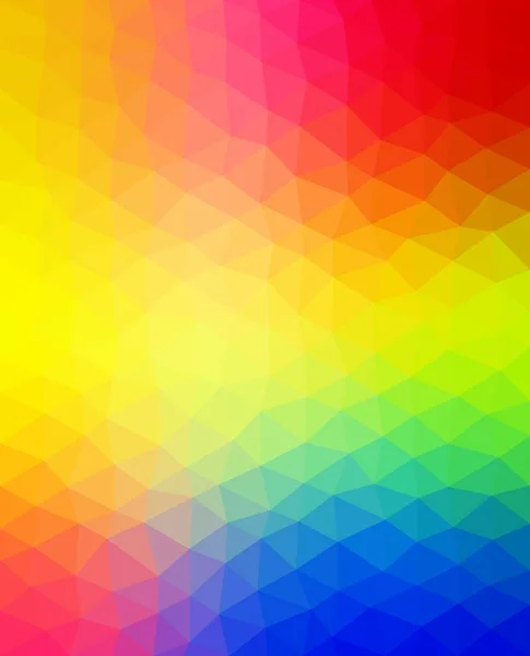 Patrón vibrante multicolor. Fondo triangular con formas triangulares — Vector de stock