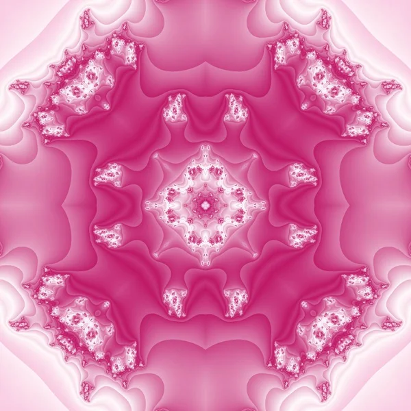 Krásný vzor bezešvé květinové fractal design. Použitelné jako obálka — Stock fotografie