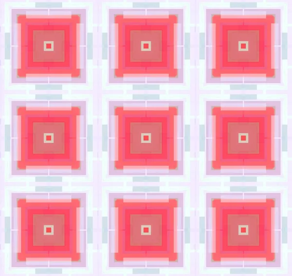 Abstract pastel colored geometric square pattern — Stock Photo, Image
