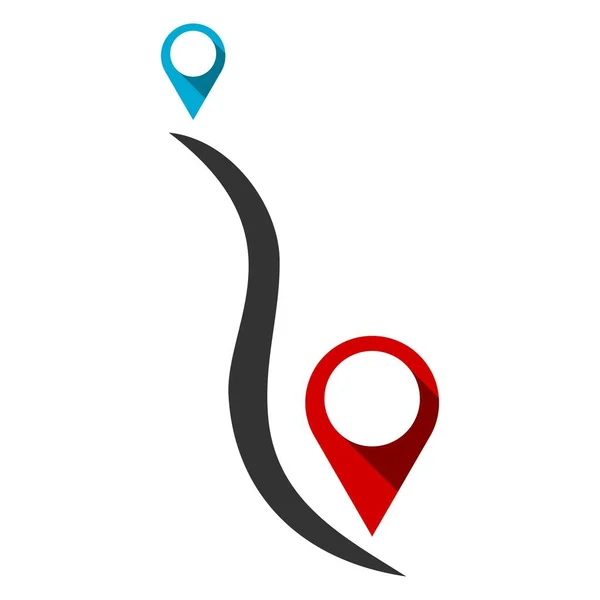 Icono GPS aislado sobre fondo blanco. Símbolo GPS para su diseño — Archivo Imágenes Vectoriales