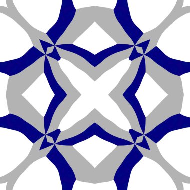 Süs tarzında soyut süsleme deseni. Renksiz fayanssız dizayn. Pastel renkli desen