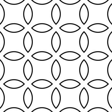 Beyaz arkaplan üzerinde tek renkli, pürüzsüz desen. Siyah beyaz kiremit. Siyah ve beyaz pürüzsüz döşeme tasarımı. 