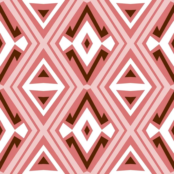 Modèle Art Ligne Rouge Sans Couture Pour Conception Textile Papiers — Image vectorielle