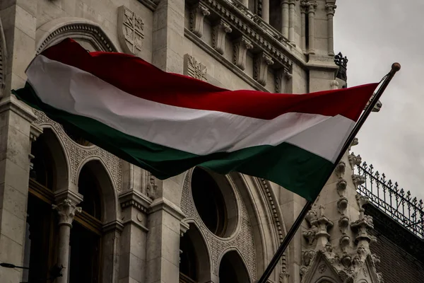 Hungary flag / Hungary flag in the wind