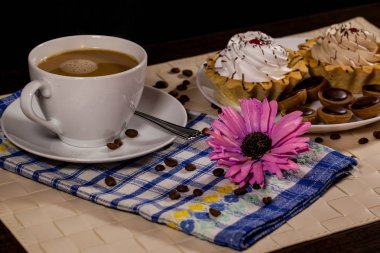 Kek kahve ve kahve şeker