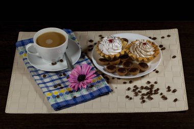 Kek kahve ve kahve şeker