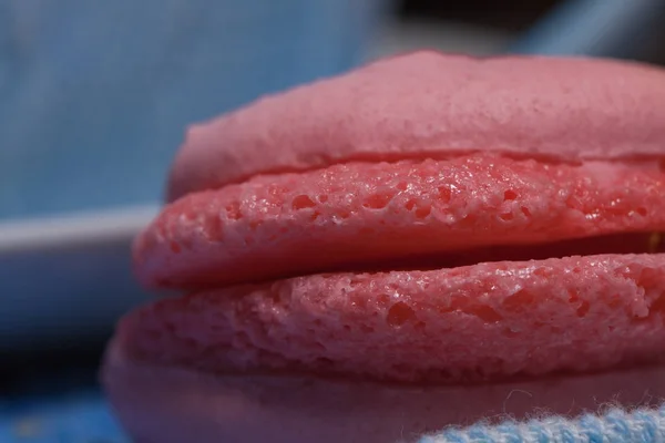 Maccheroni rosa su un piatto — Foto Stock