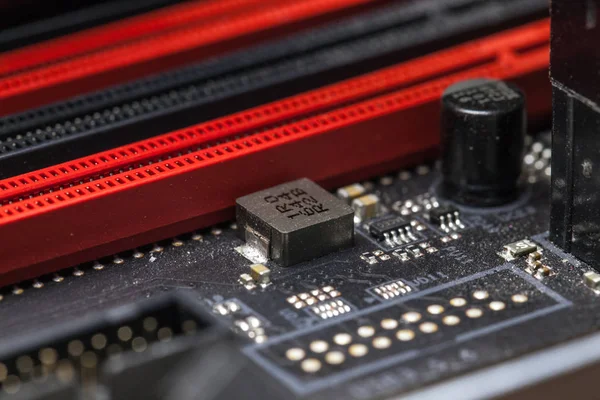 Components of a personal computer closeup — Stock Photo, Image