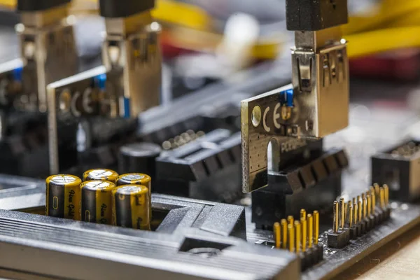 Components of a personal computer closeup — Stock Photo, Image