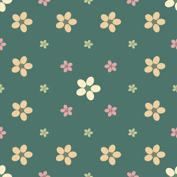 Vintage flor sin costura patrón de fondo . — Vector de stock