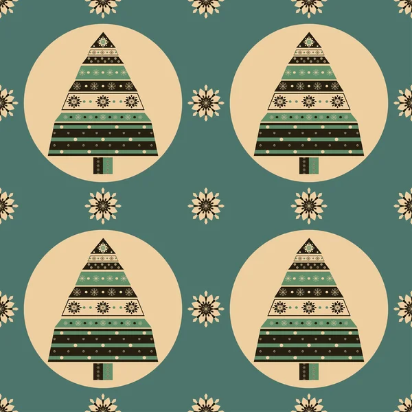 Noel ağacı hediye seamless modeli.