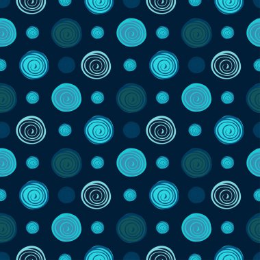 soyut daireler Dikişsiz desen arka plan.