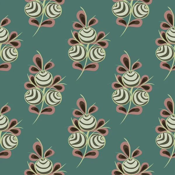 Flower seamless pattern background. — Stock Vector