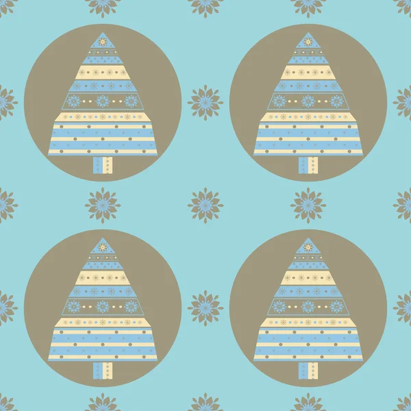 Cadeaux arbre de Noël motif sans couture . — Image vectorielle
