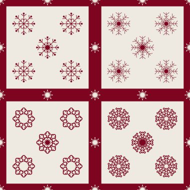 Noel kar taneleri sorunsuz arka plan.