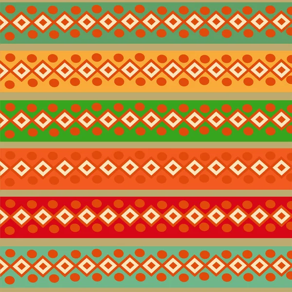 Ethnische abstrakte helle Muster Hintergrund. — Stockvektor