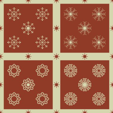 Noel kar taneleri sorunsuz arka plan.