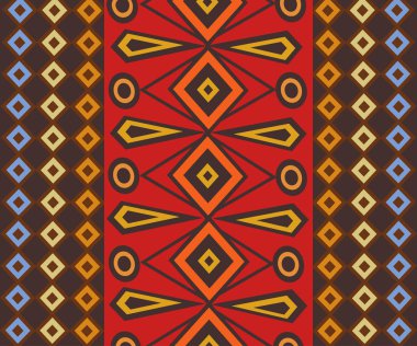 Etnik soyut parlak desen arka plan.