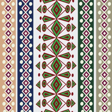 Etnik soyut parlak desen arka plan.