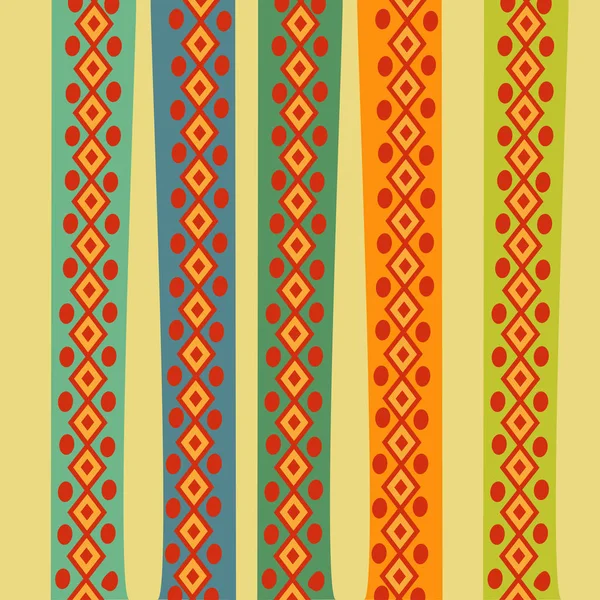 Ethnic Abstract bright pattern background. — Stock Vector